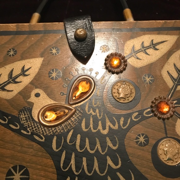 Enid Collins box bag vintage - Picture 1 of 8